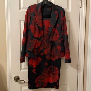 Evening combo dress with Jacket by Eacada